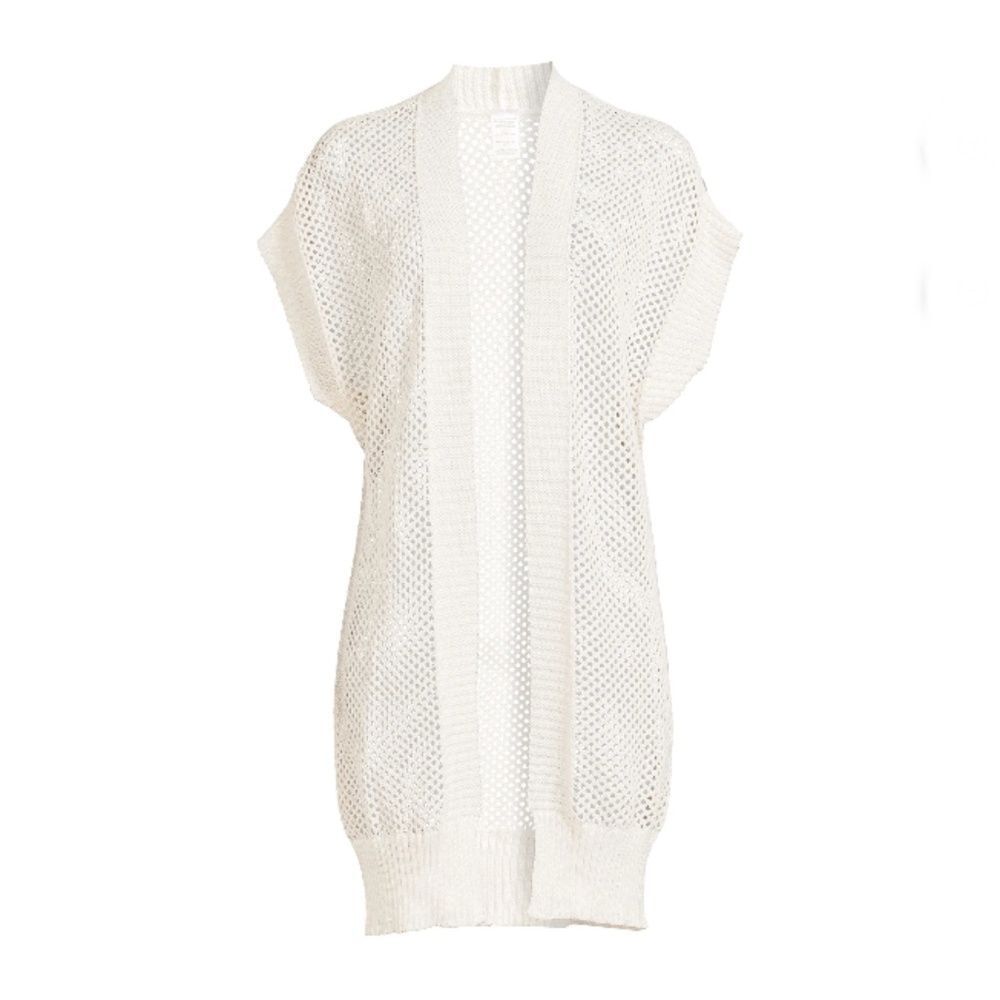 Crochet Layering Duster Cardigan Kimono Coverup Size 2XL/3XL